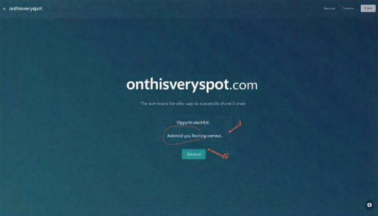OnThisVerySpot.com contact info