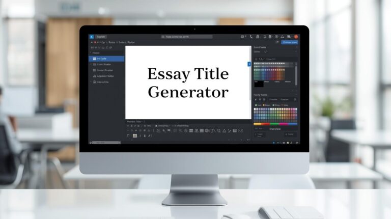 Essay Title Generator